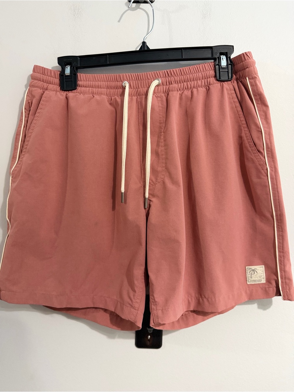 Marine Layer 6” Lined Sport & Swim Shorts Men’s Size M Coral Red - Picture 4 of 6
